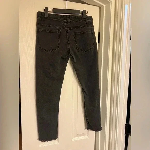 Free People Black Jeans Size 28 - Picture 4 of 9